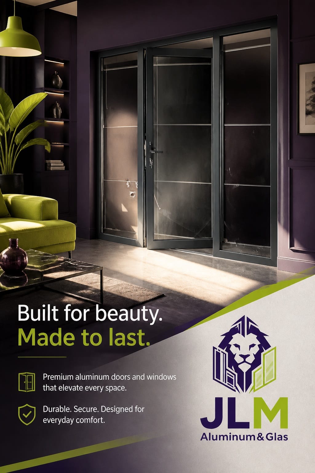 JLM Poster: Built for Beauty Made to Last